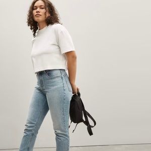 Everlane The Organic Cotton Cropped Tee